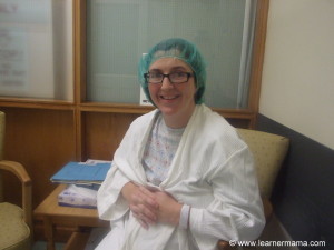 Preparation for C-section surgery
